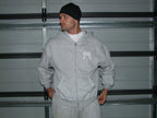 THA BOXY STITCHED ZIP UP HOODIE