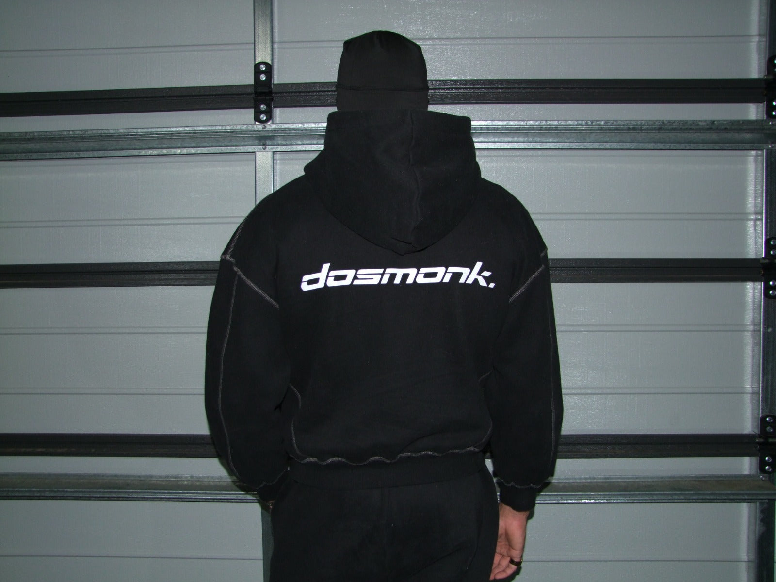 THA BOXY STITCHED ZIP UP HOODIE