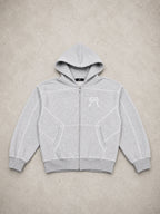 THA BOXY STITCHED ZIP UP HOODIE