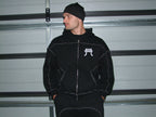 THA BOXY STITCHED ZIP UP HOODIE