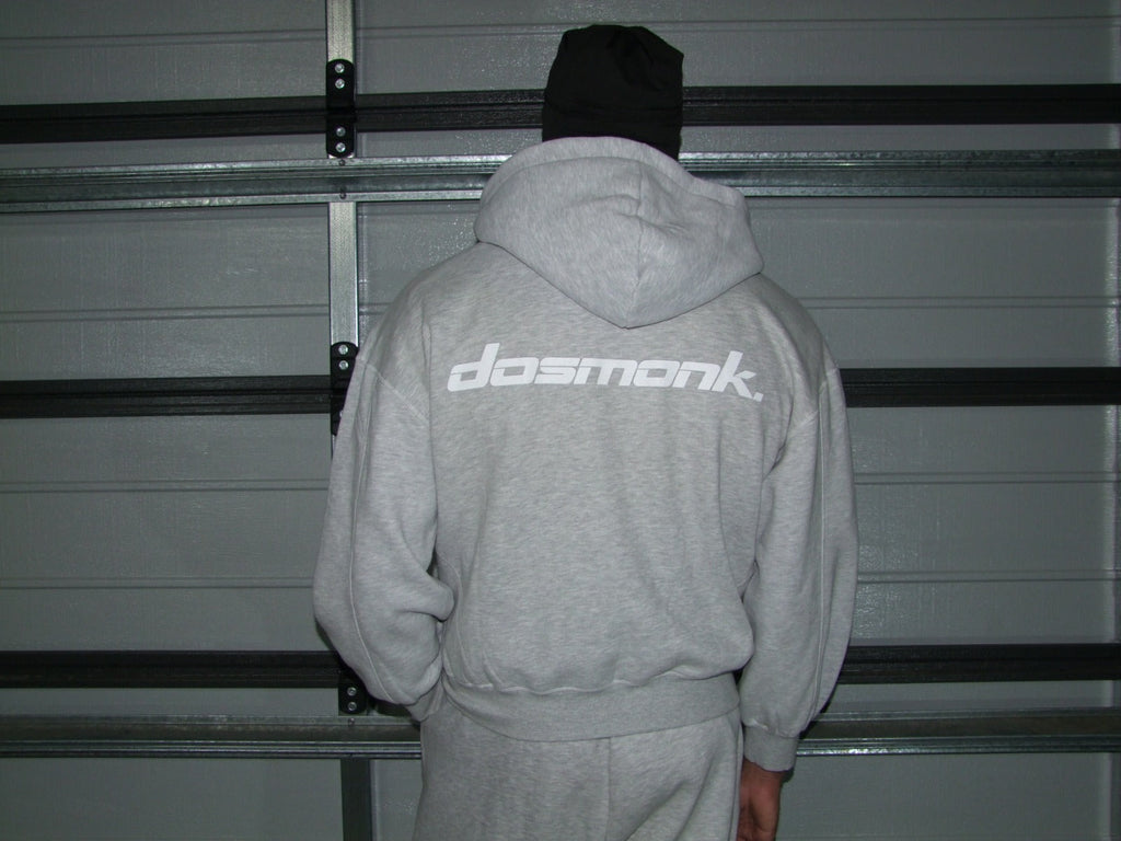 THA BOXY STITCHED ZIP UP HOODIE