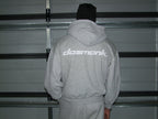 THA BOXY STITCHED ZIP UP HOODIE